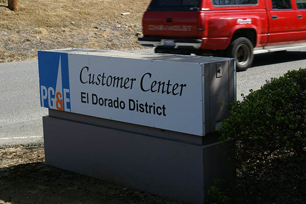 First slide image PGE&E Customer Service Center Client