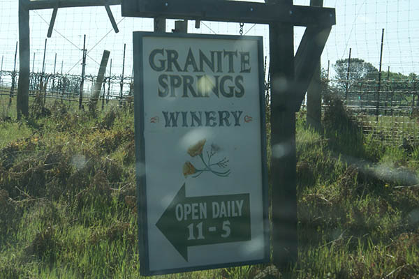 Slide image 45 Granite Springs Winery