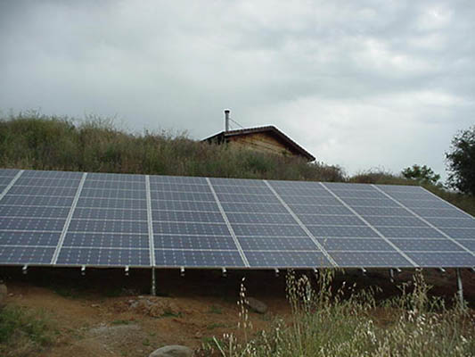 Slide image 13a ground mounted solar panels