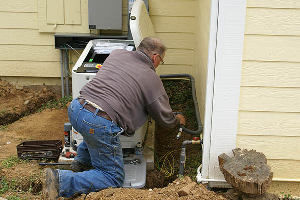 Sixth slide image installing a residential backup generator