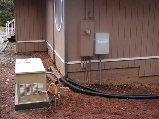 Slide image 9a installed residential generator 