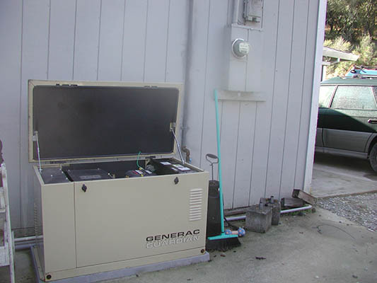 Slide image 9b installed residential generator